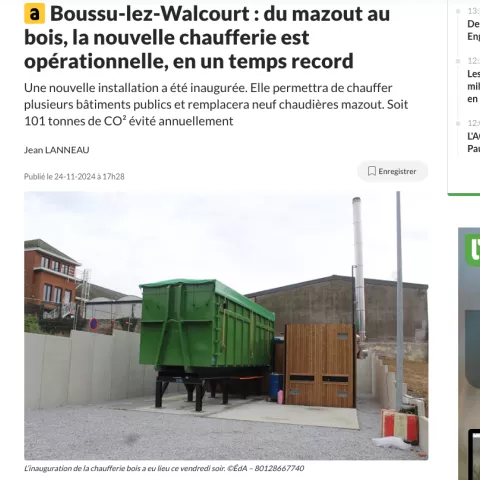 L'Avenir - Boussu-lez-Walcourt_Du mazout au bois