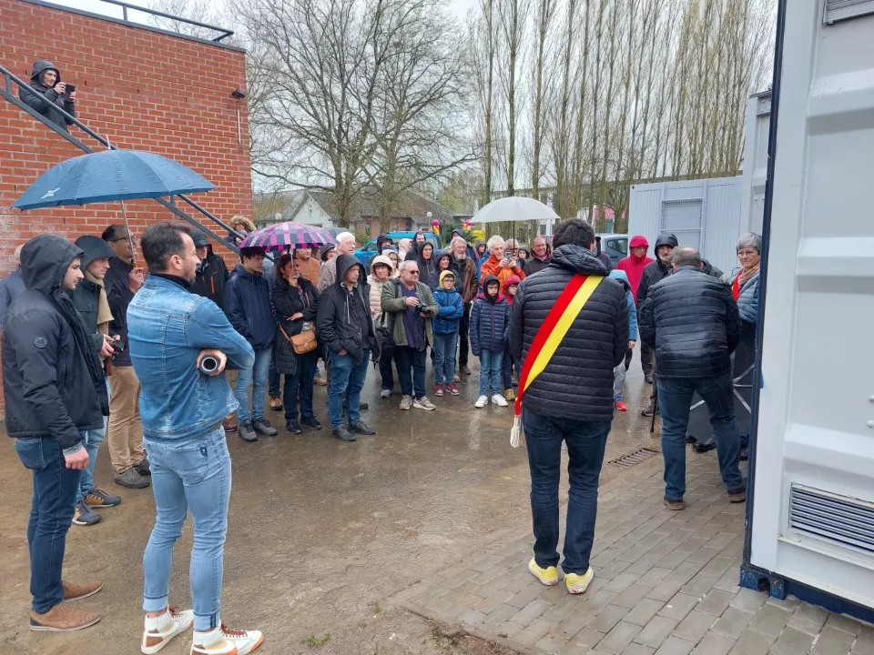Inauguration de la chaufferie bois du centre sportif de la commune de Fernelmont
