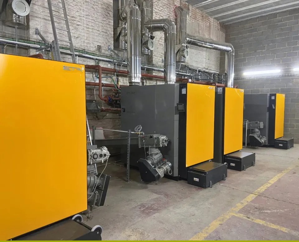 4 chaudières ETA biomasse de l'ESA