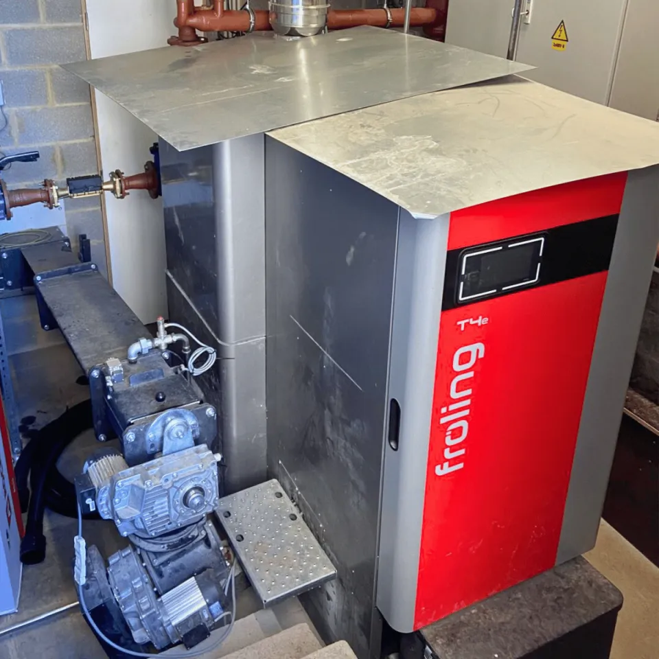 Chaudière biomasse de la commune de Jalhay