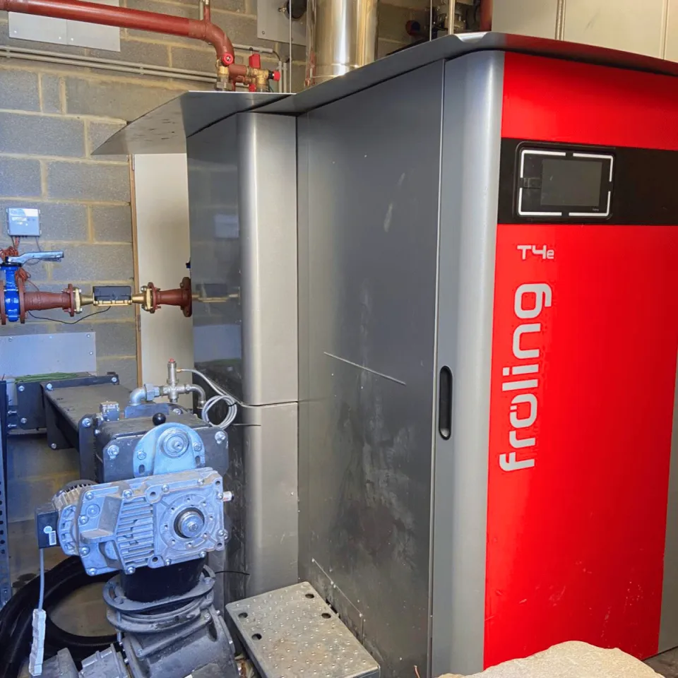 Chaudière bois de la commune de Jalhay