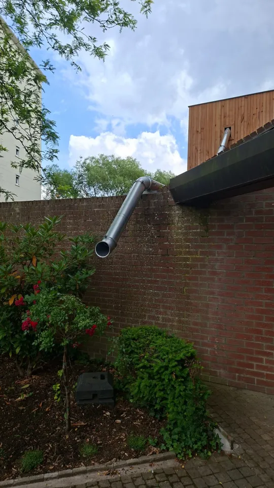 bouche utilisée pour le soufflage de plaquettes bois