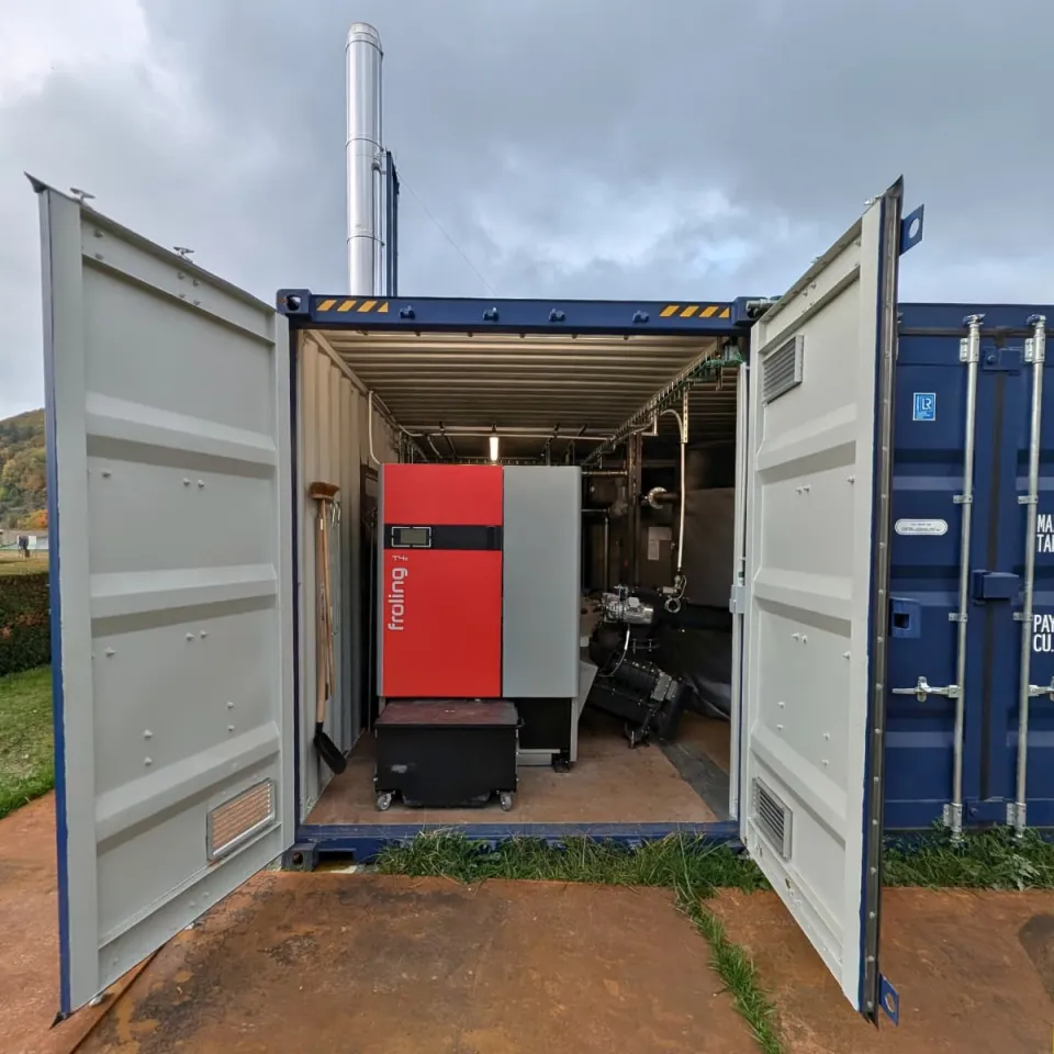 chaudière biomasse de Vivaqua