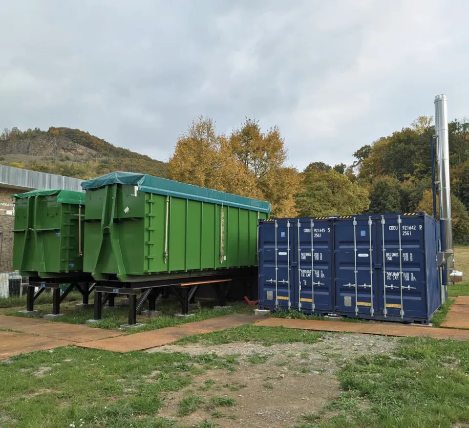 chaufferie biomasse de l'usine Vivaqua 