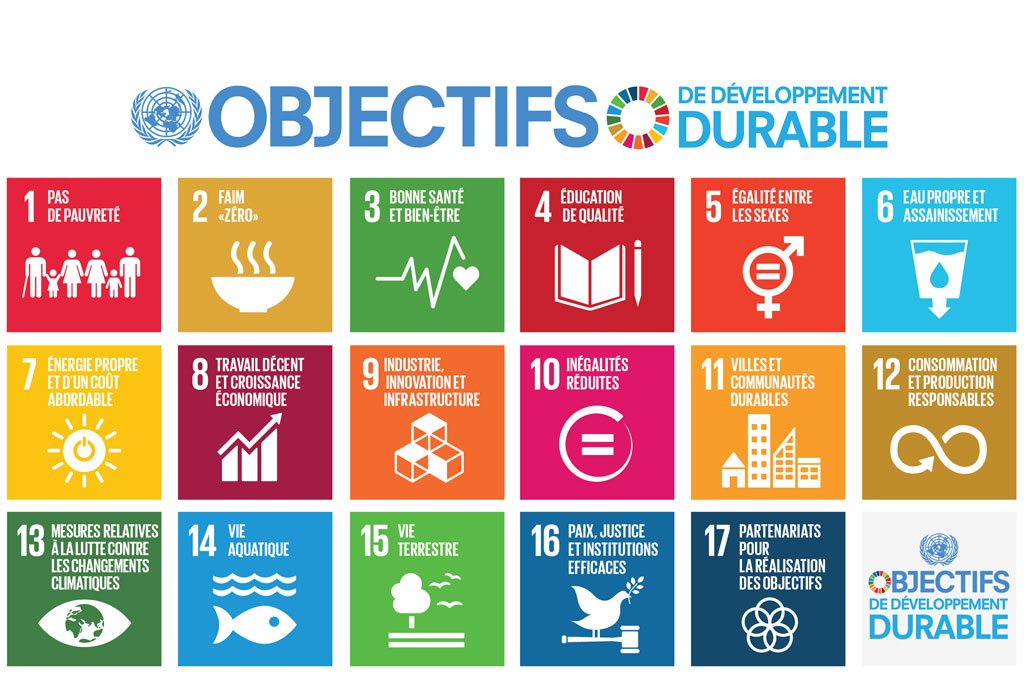 17 objectifs de développement durable