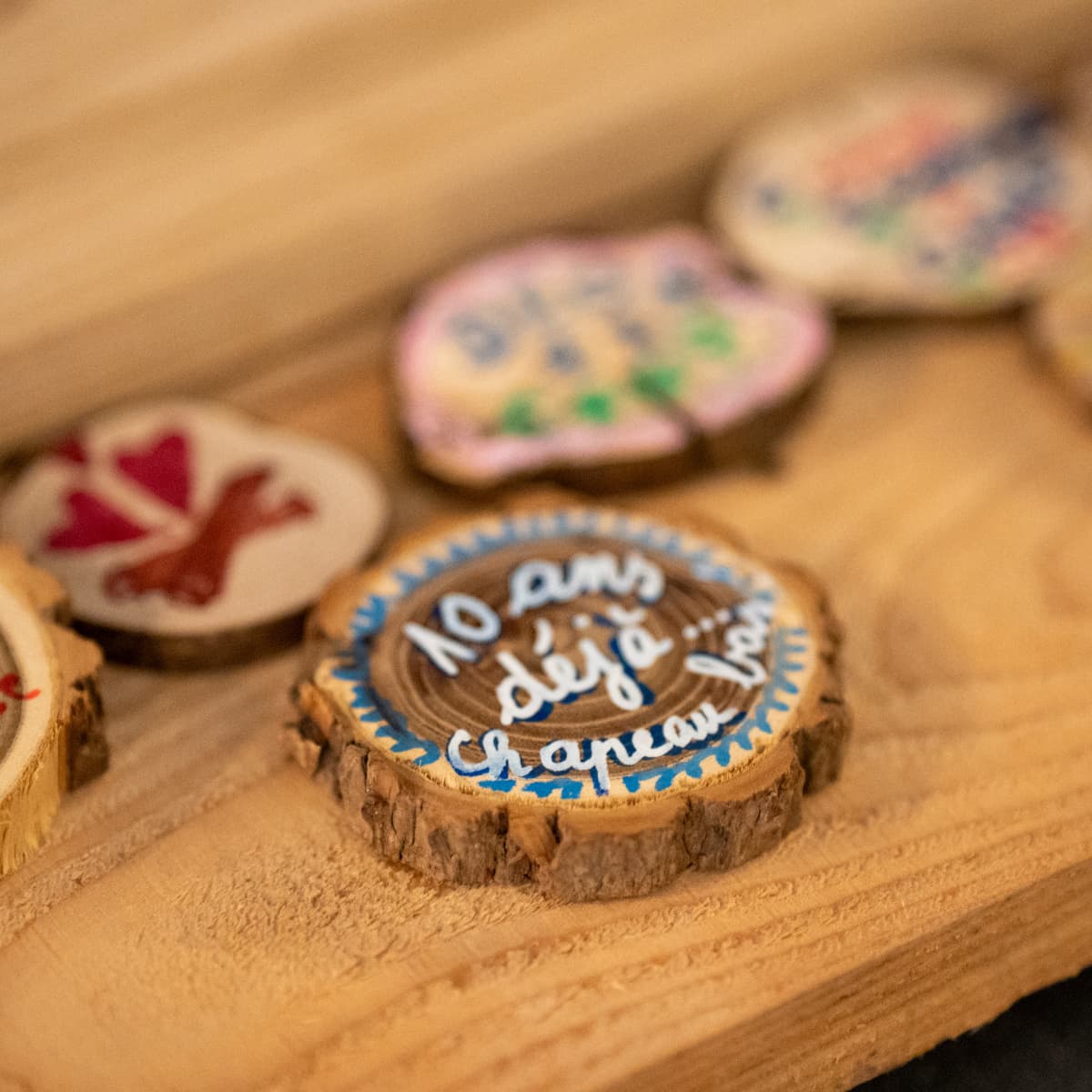 Oeuvre collective pour les 10 ans de Coopeos