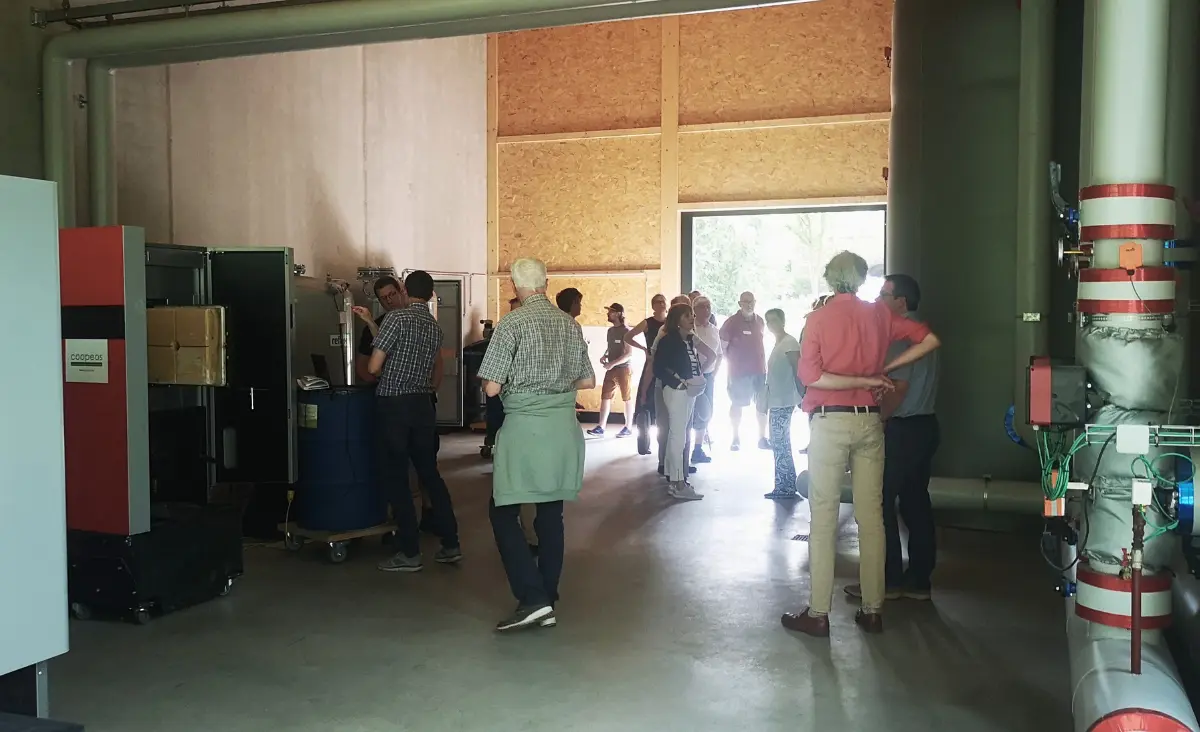 AG Coopeos - Visite de la chaufferie SPARKOH coopérateurs