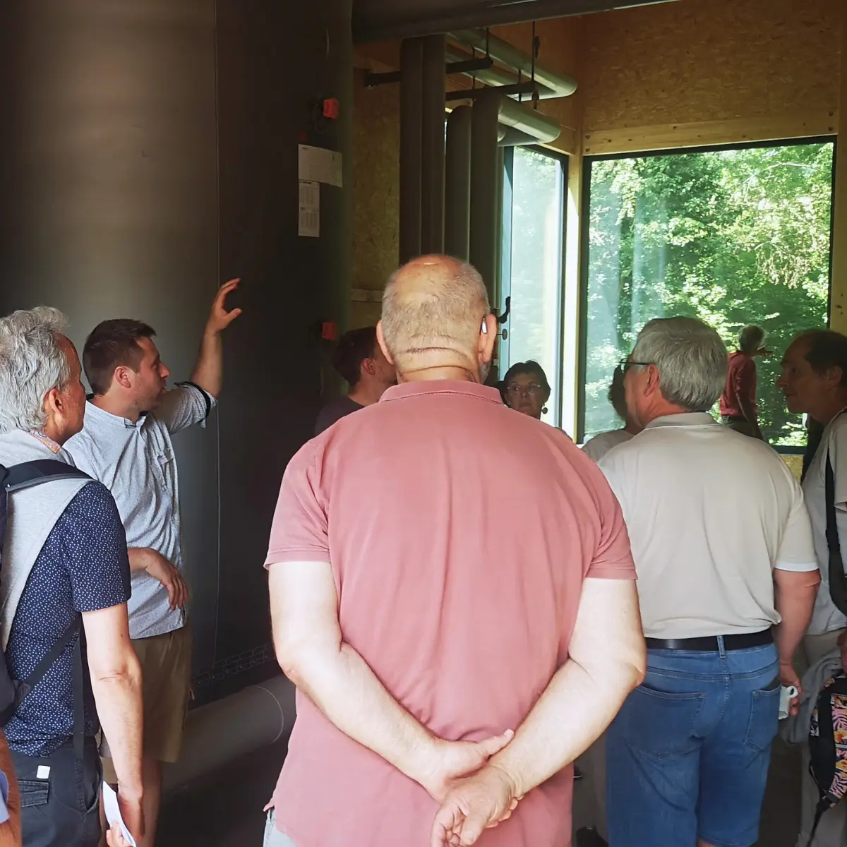 AG Coopeos - Visite de la chaufferie SPARKOH intérieur